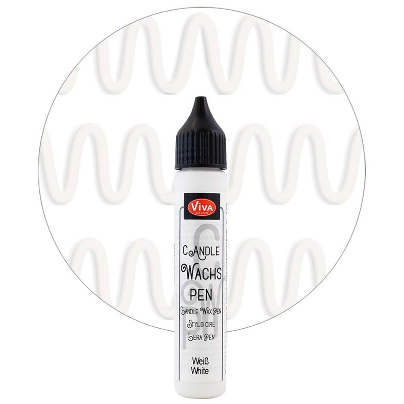Viva Decor Candle Pen 28ml-White