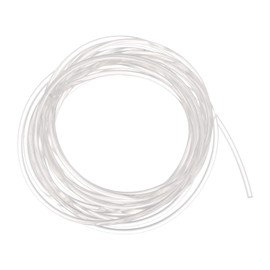 sourcing map Polyurethane Round Belts 2mm Dia 9.84ft(3 Meters) Length Smooth Surface PU Urethane Belt for Drive Transmission, White