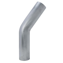 HPS AT35-350-CLR-35 6061 T6 Aluminum Elbow Pipe Tubing, 16 Gauge, 35 Degree Bend, 3.5" OD, 0.065" Wall Thickness, 3.5" Center Line Radius