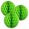 Paper Honeycomb Balls (Pack of 3) Christmas Tree Decorations Birthday