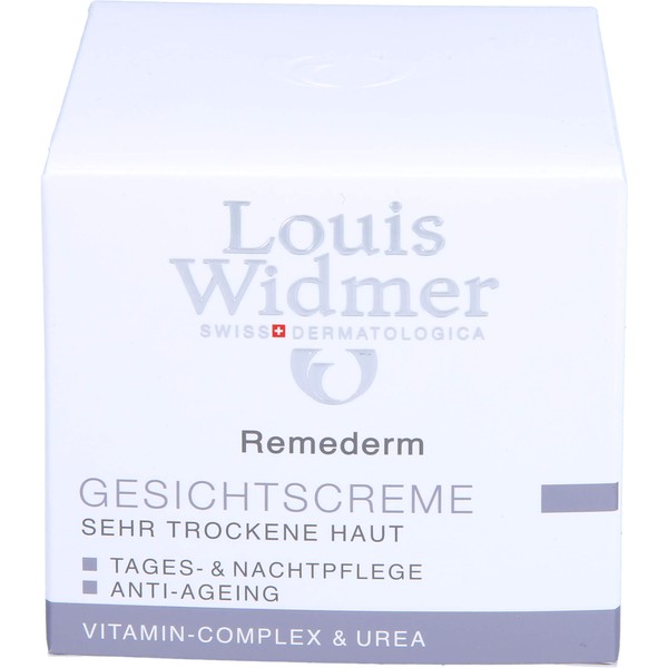 Louis Widmer Remederm Gesichtscreme Tages- und Nachtpflege, 50 ml Creme