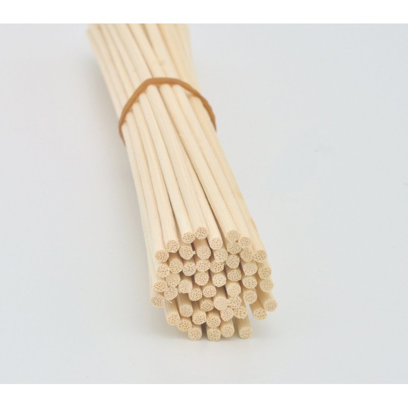 Ougual 100 Pieces Natural Rattan Reed Diffuser Replacement Sticks (12"