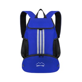 ONTYZZ Waterproof Drawstring Backpack Sports Backpack with Shoe Compartment Multifunctional Daypack for Gym Yoga Swimming Beach Dance Basketball Volleyball Football Bag