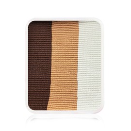 Kraze FX Face Paint Palette Refill - Puppy Face Paint (6 gm) - Hypoallergenic, Non-Toxic, Water Activated Professional Face & Body Painting Makeup Supplies for Sensitive Skin, Kid Safe, Adults