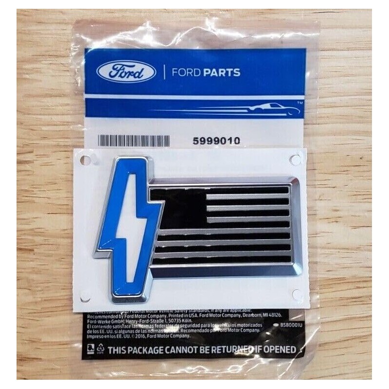 2022+ Ford Lightning OEM Tailgate Lightning Flag Badge NL3Z-9942528-AB