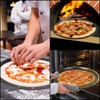 ASelected 3Pcs Pizza Pan, 33Cm,12.9 Inches Non Stick Dishwasher Safe