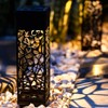 Koda Solar Mosaic Square Bollard Light (4-Pack)