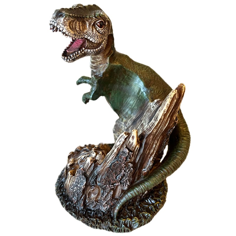 Top Brass T-Rex Wine Bottle Holder – Decorative Funny Dinosaur