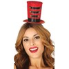 Mini Top Hat Red - Hats, Caps, Helmets and Diadems