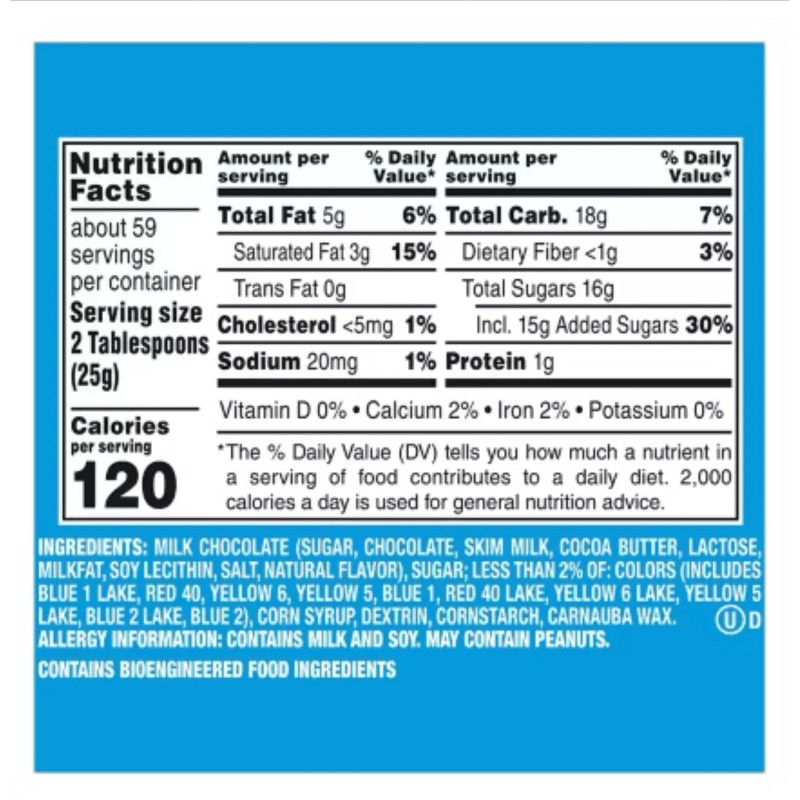 M&M's M&Ms Minis Milk Chocolate Bulk Jar 52oz