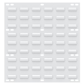 Akro-Mils 30618 Louvered Steel Wall Mount Panel Garage Organizer for Hanging AkroBin Storage Bins, 18-Inch W x 19-Inch H, White, 4 Pack