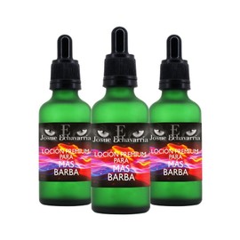 Loción Crecimiento de Barba Premium Doblemente Concentrada Set de 3 Piezas