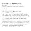 ESC Programming Card for DYS Series ESC