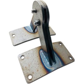 Total Control BBQ Steel Lid Hinge for Weber Smokey Mountain WSM 18.5 or 22.5 - Paintable Steel (Bare Steel)