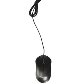 TechZone Mouse Alámbrico Negro Óptico 800 dpi TZMOU01