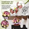 LetCartMaker Crochet Set for Beginners, 4 Pieces Coaster Crochet Set,