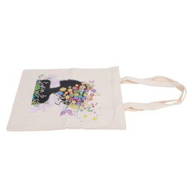 HEEPDD Diamond Painting Shopping Bag, Practical Colourful Shopping Bag, Especially Easy to Carry, Reusable Bag for Storing School Bags, Picnics, Travel Gifts, Bb024