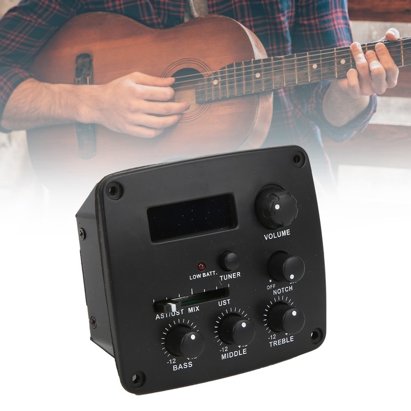 Acoustic Guitar Pickup Electronic Tuner Playing Board Musical Instrument Accessories