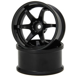 G-Force N-6 Drift Wheel Traction /+8/Black RC Wheel GD069