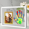 Hzorille Horizontal Family Handprint Kit 3D Floating Frame (White)