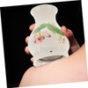 COLLBATH 1Pc Ceramic Moxibustion Pot Portable Scraping Cup with Double