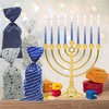 Hanukkah Themed Candy Bags Plastic Cellophane Assorted Bag (72-Pack)