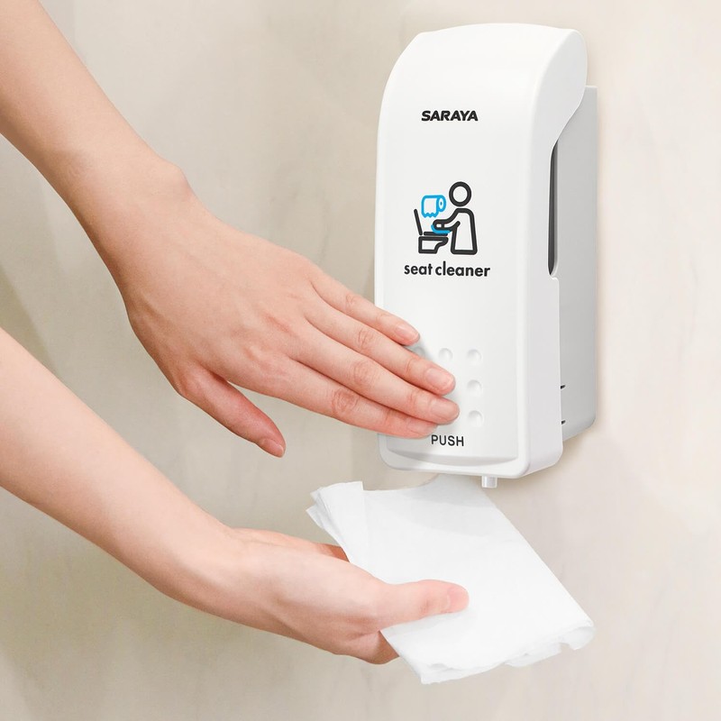 Saraya Toilet Seat Cleaner Dispenser MD-300B-PHJ 41938
