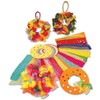 Springboard 10446 Tactile Wreaths Christmas Craft Activity (Pack of 30)