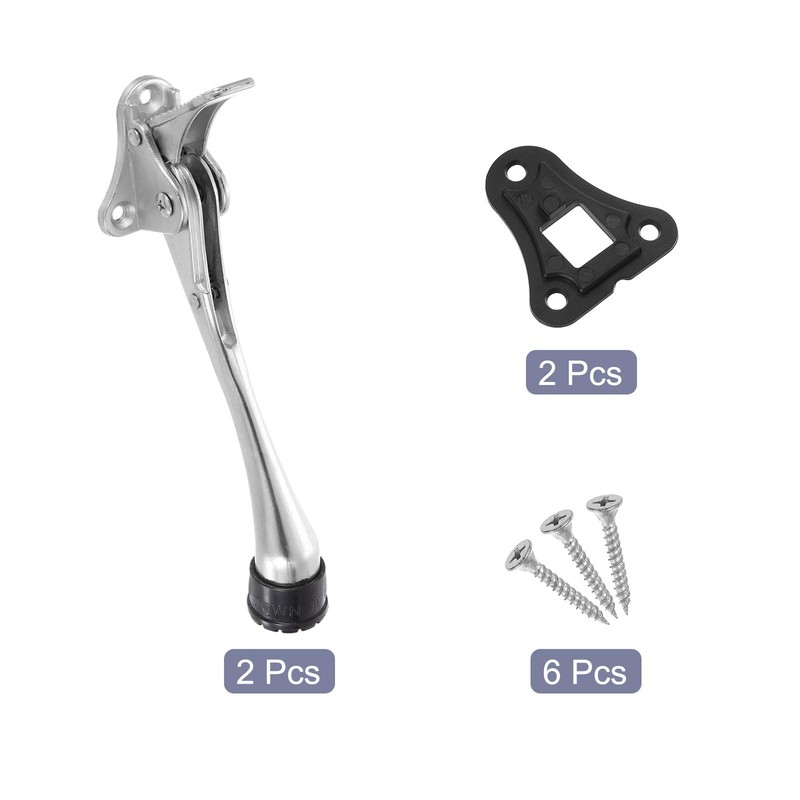 sourcing map 6 Inch Kickdown Door Stopper, One Touch Pedal