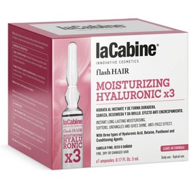 Lacabine Caja de Ampolletas Capilares Flash Hair Moisturizing Hyalironic X3 7 X 5Ml