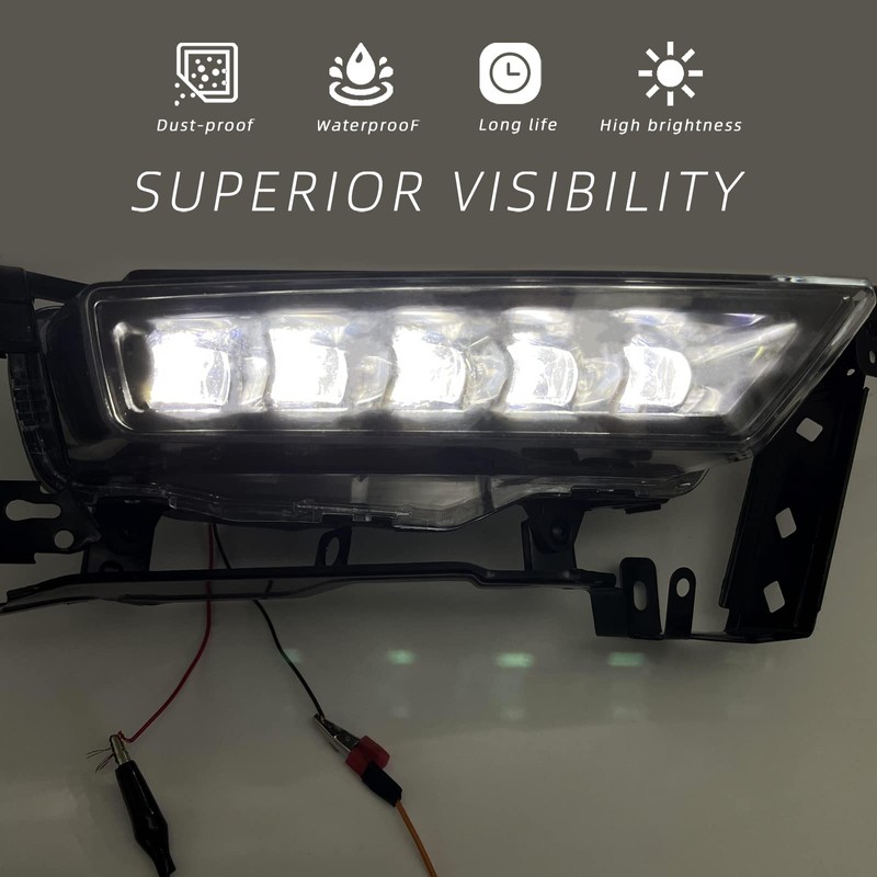 LED Fog Lights Lamps fit for 2013 2014 2015 Honda