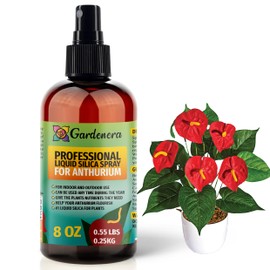 𝐒𝐔𝐏𝐄𝐑𝐈𝐎𝐑 Liquid Silica Boost Fertilizer and Supplement Spray for ANTHURIUM Plants – Pre-Mixed, Ready-to-Use Liquid Silicon Plant Superfood Mist for Indoor & Outdoor Plants – 8oz