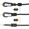 HLOGREE 1/4" x 52 ft Bungee Shock Cord, Elastic Kayak