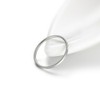 INRENG Women's Stainless Steel 1MM Thin Plain Midi Stacking Ring