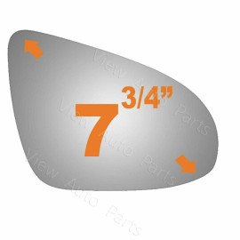 WLLW For 2012-2017 Toyota Camry Mirror Glass+Adhesive Passenger Right Side RH 5521