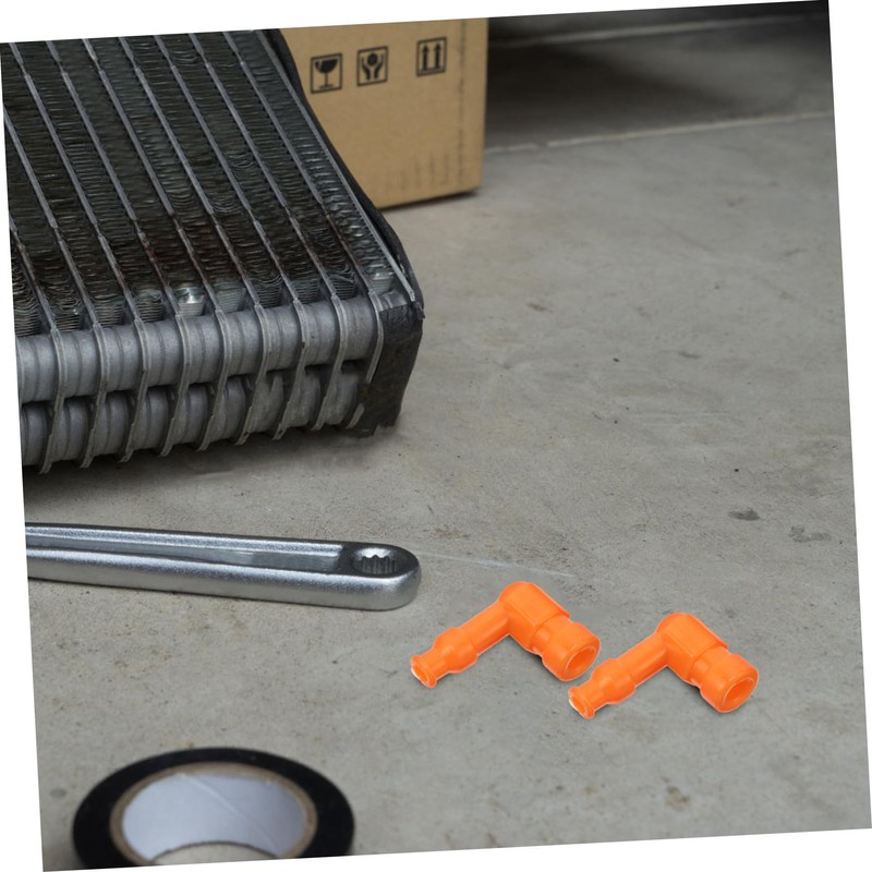 Outanaya 5pcs Spark Plug Caps for Motorbikes Durable Rubber Protector