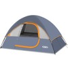 Camping Tent 2 Person, Waterproof Windproof Tent with Rainfly Easy
