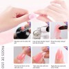 THE9SHOP 140 Accesorios De Uñas Polygel Para Manicura Moldes,tips Set