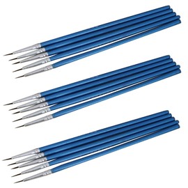 HAMILO Face Brush, Ultra Fine Brush, Makeup Brush, Nail Makeup, Watercolor, Oil Painting, Plastic Model Figure, (Set of 100)