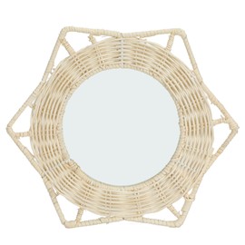 Wall Decorations Hanging Mirror Durable Small Round Decoration Antique Mirror for Household