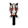 Hokushin Racing Horse Headcover Driver OHC80 DR (Brown/FF/Men's, Lady's)