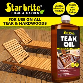 STAR BRITE 2 STEP Teak Care 32 OZ Kit - Preserve the natural beauty of your teak with our premium oil and cleaner combo. Ideal for all fine woods, ensuring deep protection and vibrant color.