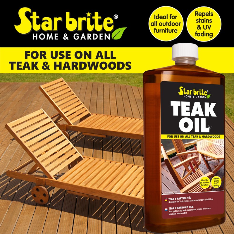 STAR BRITE 2 STEP Teak Care 32 OZ Kit -