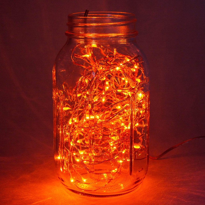 Hometown Evolution, Inc. Orange LED Fairy Lights - Plug in