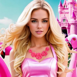 Flyonce Flower Collar Necklace, Floral Flower Statement Summer Beach Chokers Necklaces for Women, Costume Jewelry Gifts Hot Pink