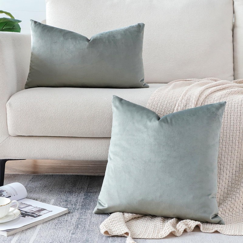 Artscope Luxury Velvet Cushion Covers Super Soft Decorative Throw Pillow