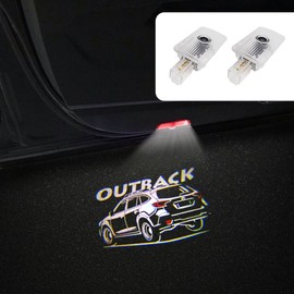 uunonaha LED Car Door Logo Lights Courtesy Projector Laser Welcome Light Puddle lamp 2 pcs Compatible with Forester Outback Legacy Ascent Car Accessories (Outback02, Outback)