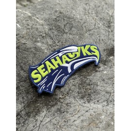 Siam Accs Rugby Fans Seahawks Team Inspired Logo Patch Embroidery American Football Fan Favorite Team Iron On Sew On for Clothing Backpacks Jeans Motorcycle Sew On Custom Jackets Hats Tactical Bags