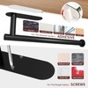 DEKAVA Paper Towel Holder Under Cabinet Wall Mount for Kitchen
