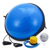 23in Balance Ball, 1600 lbs Half Exercise Ball with Nonslip